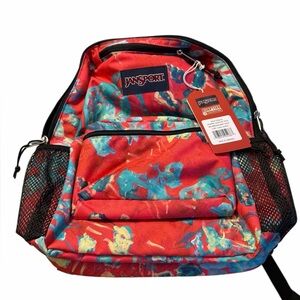 Jansport Central Adaptive Backpack. Mint Julep design by Mia Brown. NWT